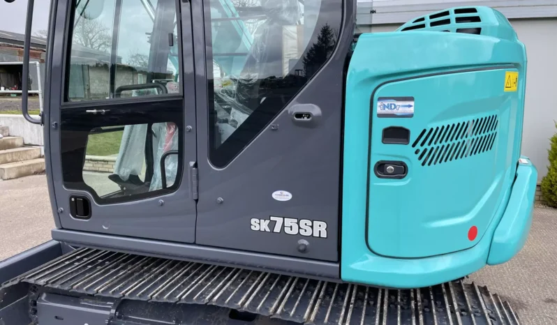Kobelco SK75SR-7 Excavator, 8.5 tons, wide tracks full