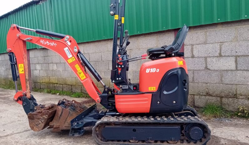 1T Excavator Kubota U10-3 2021 full