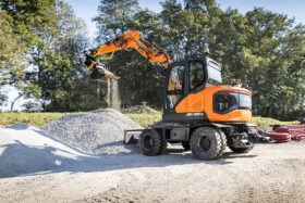New 2025 Develon DX100W-7 Wheeled Excavators full