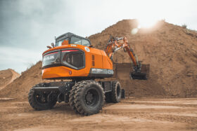 New 2025 Develon DX100W-7 Wheeled Excavators full