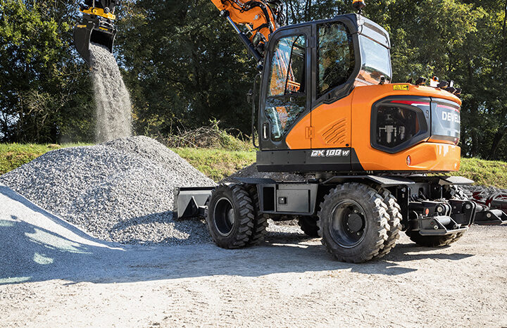 New 2025 Develon DX100W-7 Wheeled Excavators full