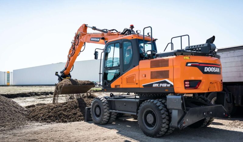 New 2025 Develon DX140W-7 Wheeled Excavators