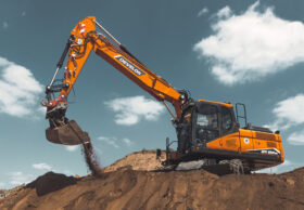 New 2025 Develon DX190W-7 Wheeled Excavators