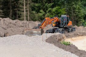 New 2025 Develon DX210W-7 Wheeled Excavators full