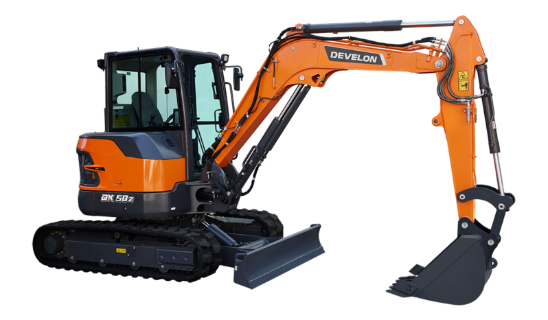 New 2025 Develon DX50Z Mini Excavators