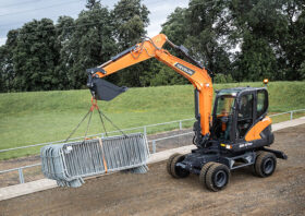 New 2025 Develon DX57W-7 Wheeled Excavators