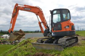 New 2025 Develon DX85R-3 Tracked Excavators full