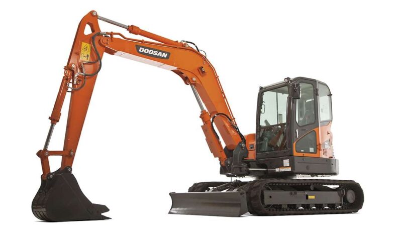 New 2025 Develon DX85R-3 Tracked Excavators full
