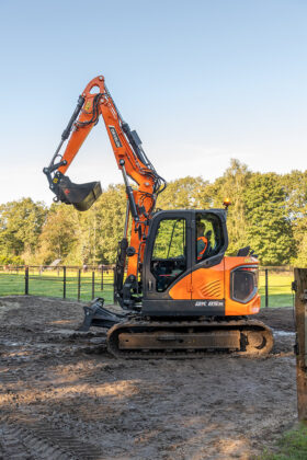 New 2025 Develon DX85R-7 Tracked Excavators full