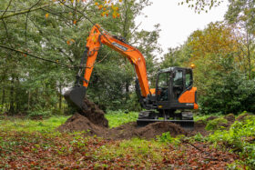 New 2025 Develon DX85R-7 Tracked Excavators