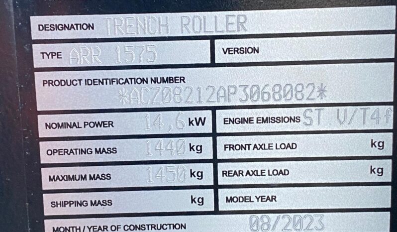 640mm & 850mm Remote Trench Rollers Ammann ARR1575 full