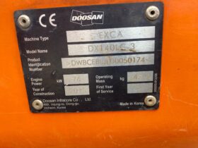 2015 Doosan DX140LC-3 SOLD full