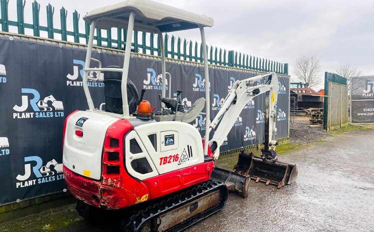 2020 Takeuchi TB216 Excavator full