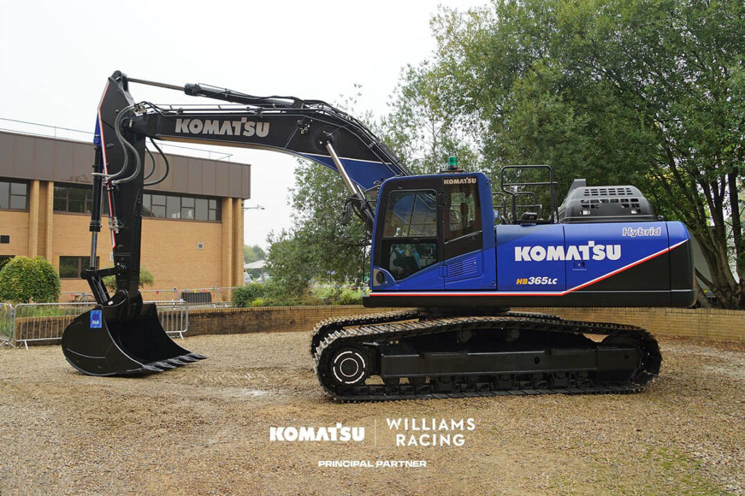Komatsu -Williams_livered excavator