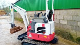 1T Excavator Takeuchi TB210 2018 full