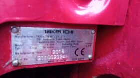 1T Excavator Takeuchi TB210 2018 full