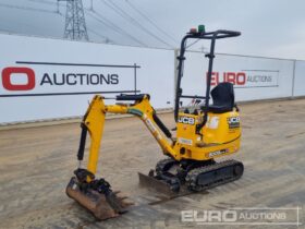 2020 JCB 8008CTS Micro Excavators For Auction: Leeds, UK – 30th April, 1st, 2nd & 3rd May 25