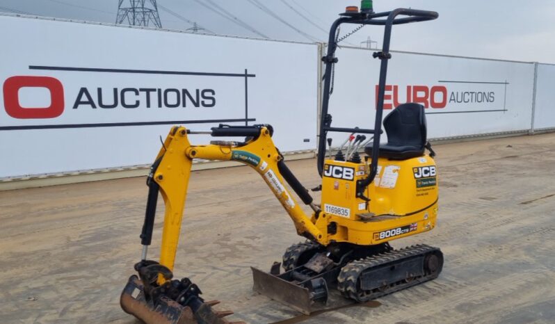 2020 JCB 8008CTS Micro Excavators For Auction: Leeds, UK – 30th April, 1st, 2nd & 3rd May 25