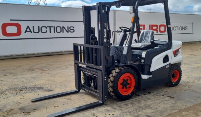 Unused 2024 Bobcat D30NX Forklifts For Auction: Leeds, UK – 30th April, 1st, 2nd & 3rd May 25