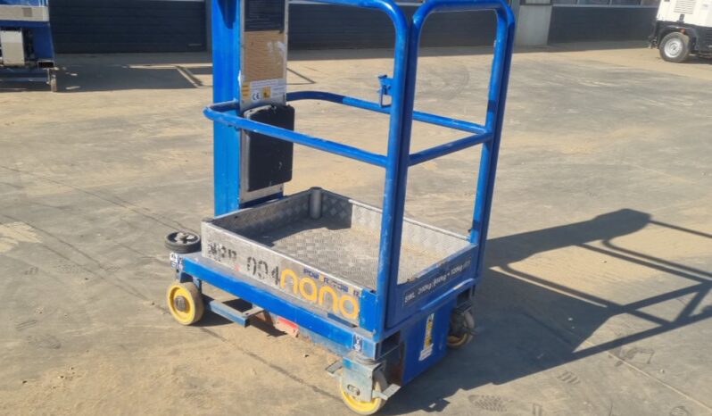2014 Power Towers Nano Manlifts For Auction: Leeds, UK – 30th April, 1st, 2nd & 3rd May 25 full