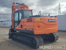 Unused 2024 Develon DX140LC 10 Ton+ Excavators For Auction: Leeds, UK – 30th April, 1st, 2nd & 3rd May 25 full