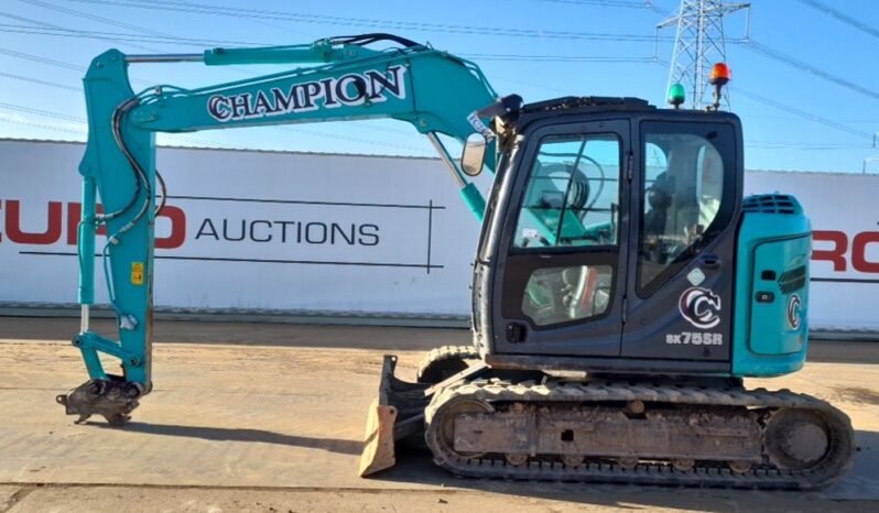 2019 Kobelco SK75SR-7 6 Ton+ Excavators For Auction: Leeds, UK – 30th April, 1st, 2nd & 3rd May 25 full