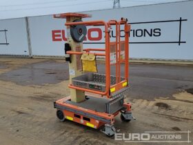 2018 Power Towers Ecolift 70 Manlifts For Auction: Leeds, UK – 30th April, 1st, 2nd & 3rd May 25 full