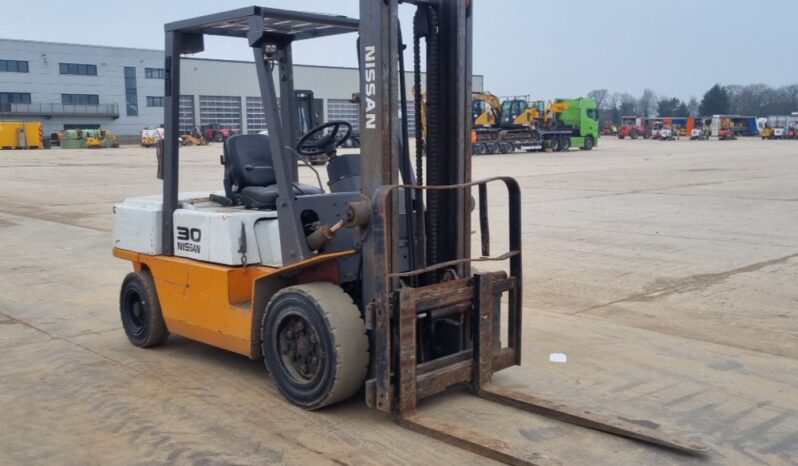 Nissan FGJ02A30U Forklifts For Auction: Leeds, UK – 30th April, 1st, 2nd & 3rd May 25 full