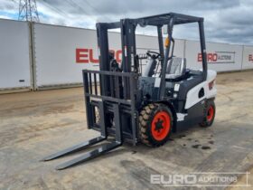 Unused 2024 Bobcat D30NX Forklifts For Auction: Leeds, UK – 30th April, 1st, 2nd & 3rd May 25