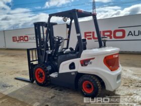 Unused 2024 Bobcat D30NX Forklifts For Auction: Leeds, UK – 30th April, 1st, 2nd & 3rd May 25 full