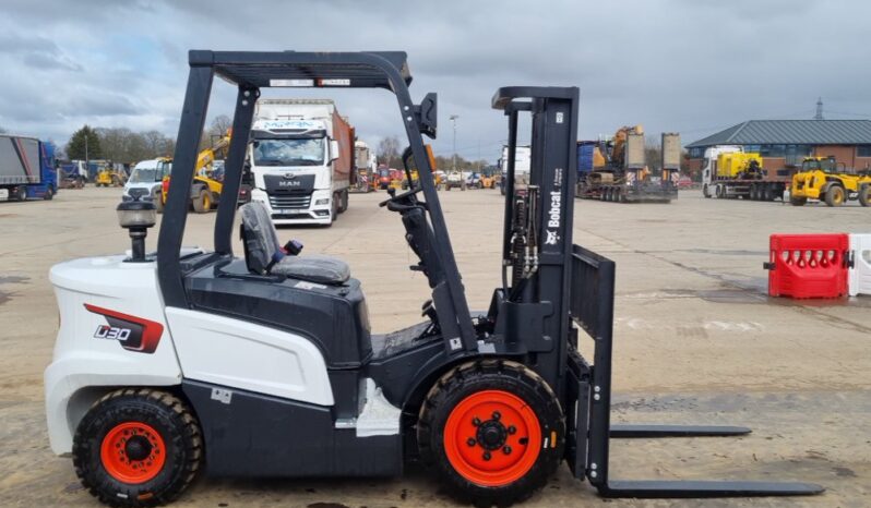 Unused 2024 Bobcat D30NX Forklifts For Auction: Leeds, UK – 30th April, 1st, 2nd & 3rd May 25 full