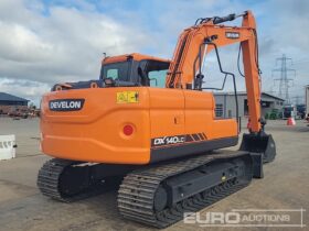 Unused 2024 Develon DX140LC 10 Ton+ Excavators For Auction: Leeds, UK – 30th April, 1st, 2nd & 3rd May 25 full