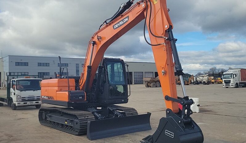 Unused 2024 Develon DX140LC 10 Ton+ Excavators For Auction: Leeds, UK – 30th April, 1st, 2nd & 3rd May 25 full