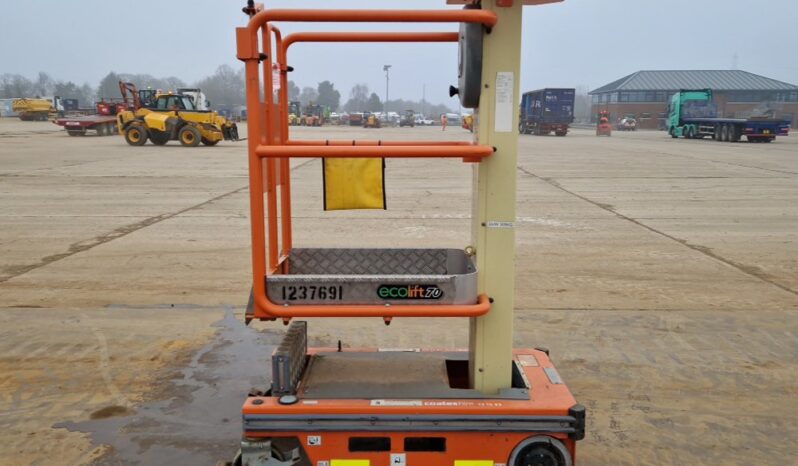 2018 Power Towers Ecolift 70 Manlifts For Auction: Leeds, UK – 30th April, 1st, 2nd & 3rd May 25 full