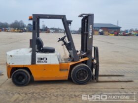 Nissan FGJ02A30U Forklifts For Auction: Leeds, UK – 30th April, 1st, 2nd & 3rd May 25 full