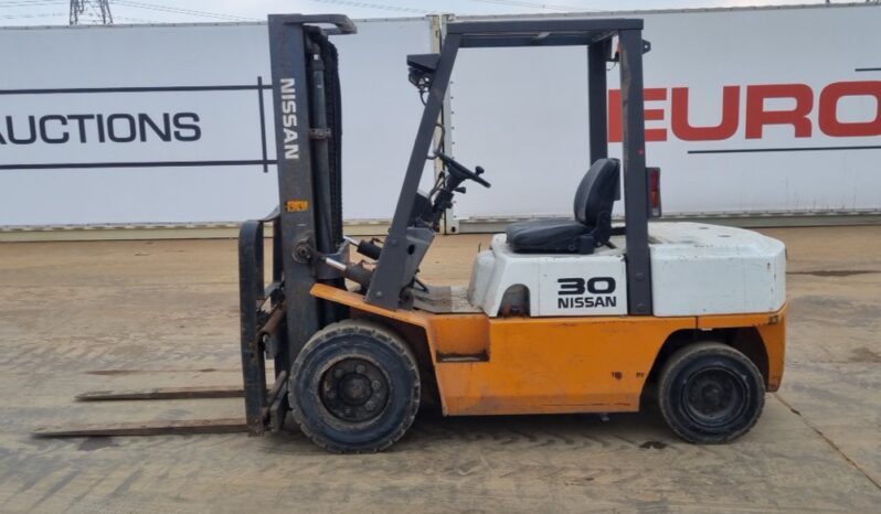 Nissan FGJ02A30U Forklifts For Auction: Leeds, UK – 30th April, 1st, 2nd & 3rd May 25 full
