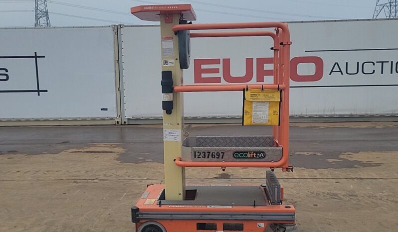 2018 Power Towers Ecolift 70 Manlifts For Auction: Leeds, UK – 30th April, 1st, 2nd & 3rd May 25 full
