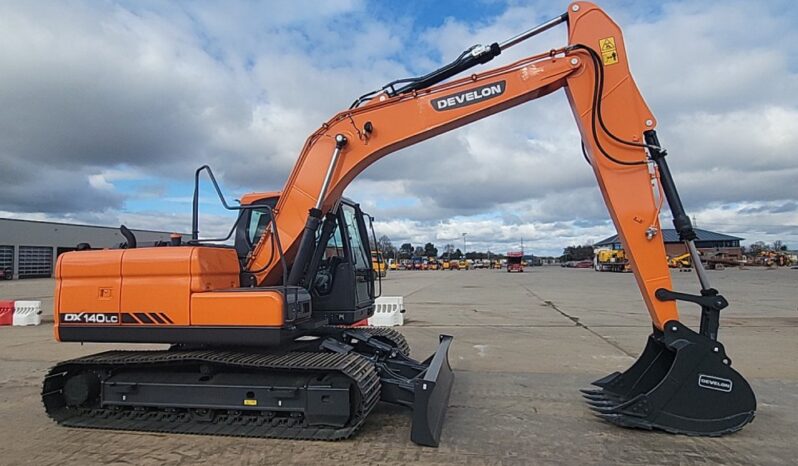 Unused 2024 Develon DX140LC 10 Ton+ Excavators For Auction: Leeds, UK – 30th April, 1st, 2nd & 3rd May 25 full