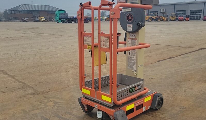 2018 Power Towers Ecolift 50 Manlifts For Auction: Leeds, UK – 30th April, 1st, 2nd & 3rd May 25 full