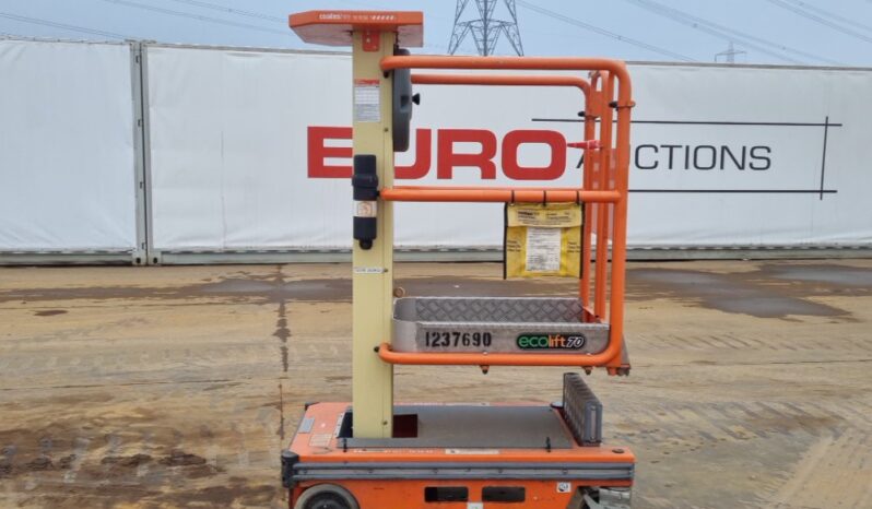 2018 Power Towers Ecolift 70 Manlifts For Auction: Leeds, UK – 30th April, 1st, 2nd & 3rd May 25 full