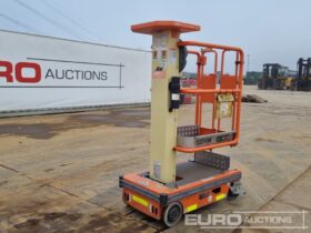 2018 Power Towers Ecolift 70 Manlifts For Auction: Leeds, UK – 30th April, 1st, 2nd & 3rd May 25