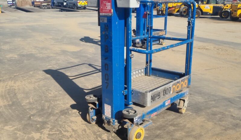 2014 Power Towers Nano Manlifts For Auction: Leeds, UK – 30th April, 1st, 2nd & 3rd May 25 full