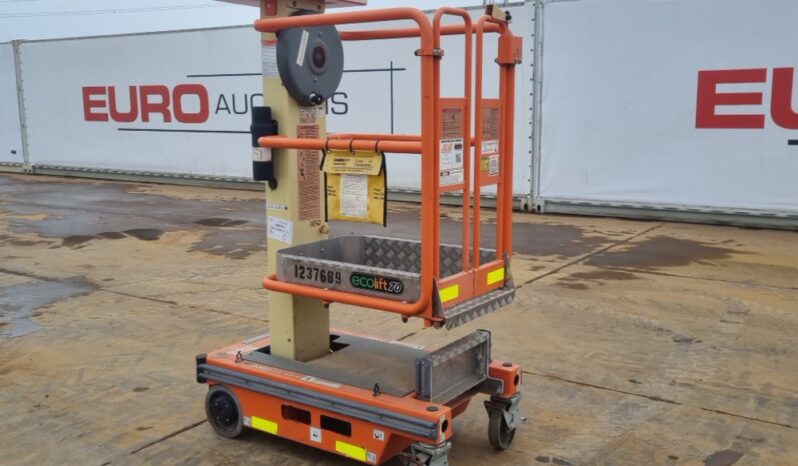 2018 Power Towers Ecolift 70 Manlifts For Auction: Leeds, UK – 30th April, 1st, 2nd & 3rd May 25 full