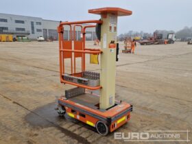 2018 Power Towers Ecolift 70 Manlifts For Auction: Leeds, UK – 30th April, 1st, 2nd & 3rd May 25 full