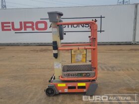 2018 Power Towers Ecolift 50 Manlifts For Auction: Leeds, UK – 30th April, 1st, 2nd & 3rd May 25 full