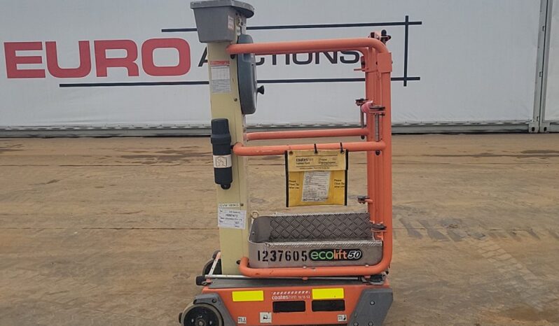 2018 Power Towers Ecolift 50 Manlifts For Auction: Leeds, UK – 30th April, 1st, 2nd & 3rd May 25 full