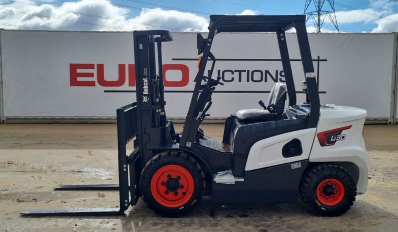 Unused 2024 Bobcat D30NX Forklifts For Auction: Leeds, UK – 30th April, 1st, 2nd & 3rd May 25 full