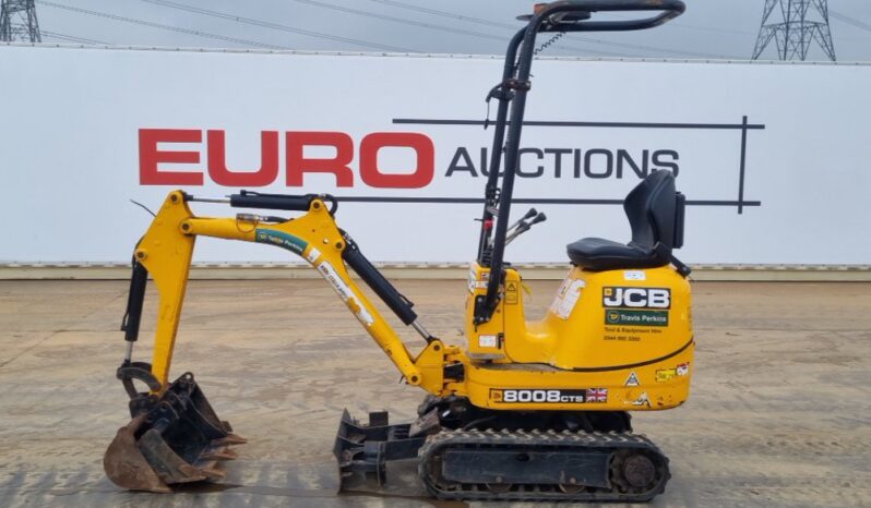 2020 JCB 8008CTS Micro Excavators For Auction: Leeds, UK – 30th April, 1st, 2nd & 3rd May 25 full
