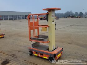 2018 Power Towers Ecolift 70 Manlifts For Auction: Leeds, UK – 30th April, 1st, 2nd & 3rd May 25 full