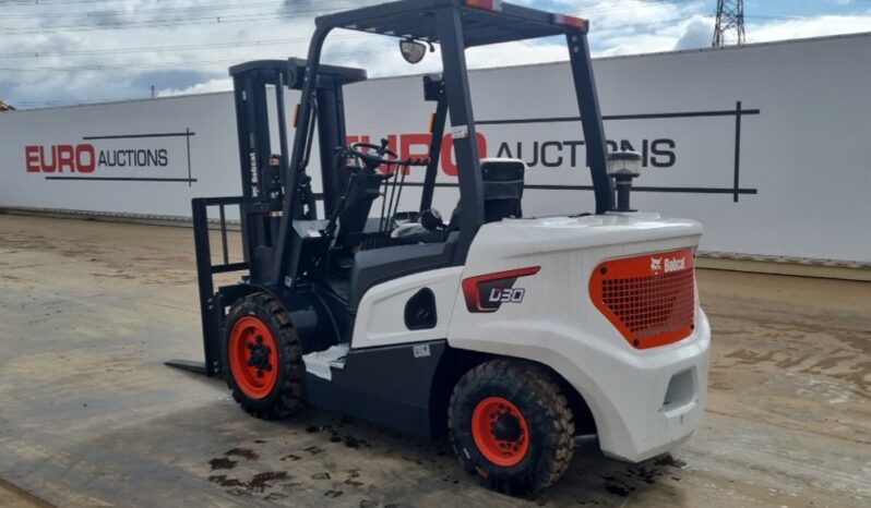Unused 2024 Bobcat D30NX Forklifts For Auction: Leeds, UK – 30th April, 1st, 2nd & 3rd May 25 full